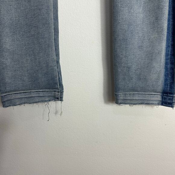 Warp+Weft CDG Paris High-Rise Jeans Button Fly Denim 8/29 Womens Stretch Comfort - Picture 5 of 12